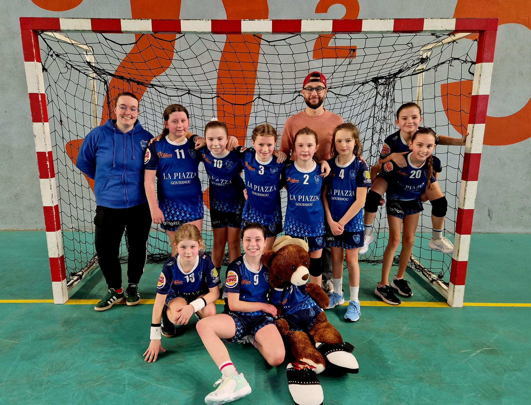 Équipe -11 filles Gouesnou Handball