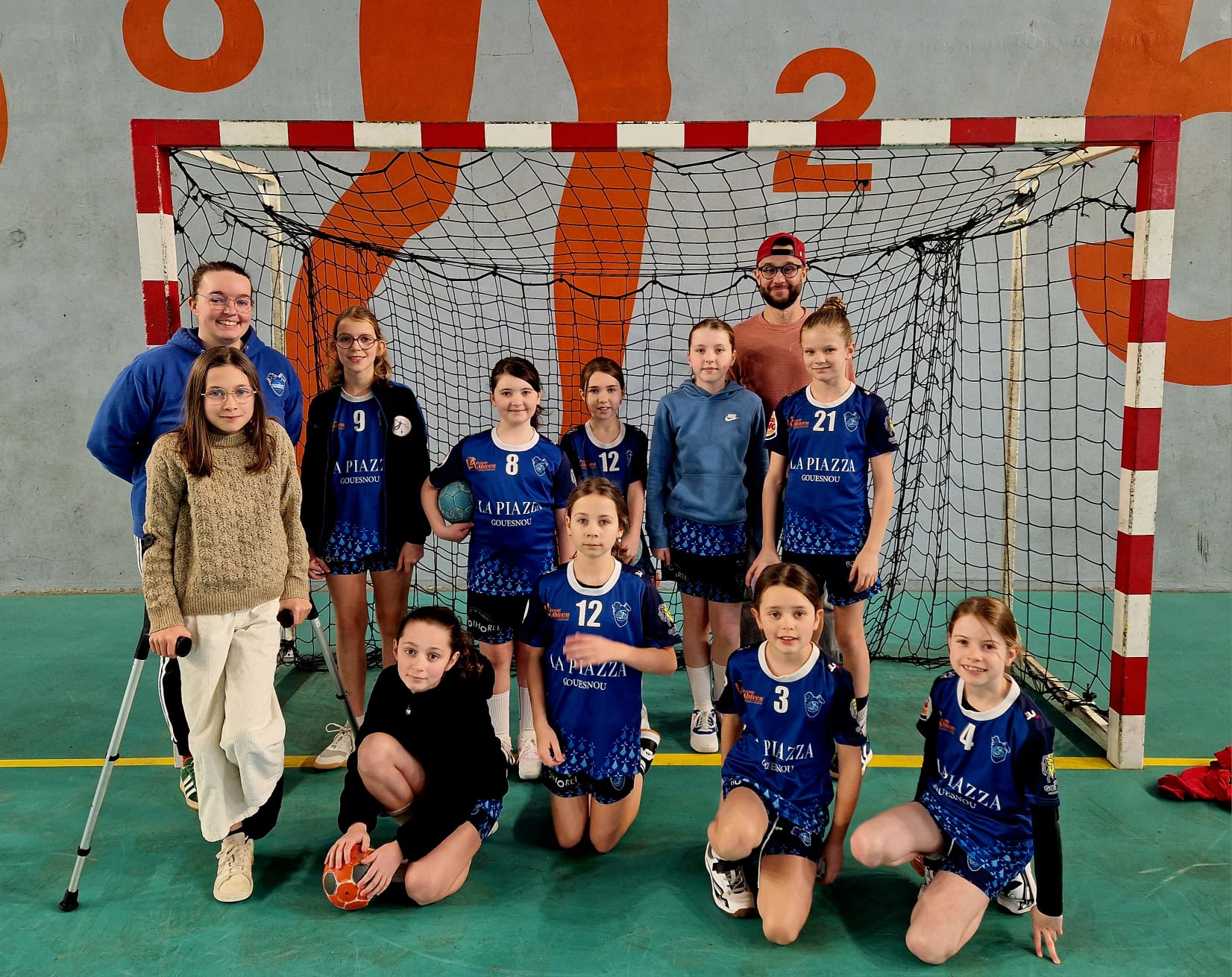 Équipe -11 filles 2e division territoriale Gouesnou Handball
