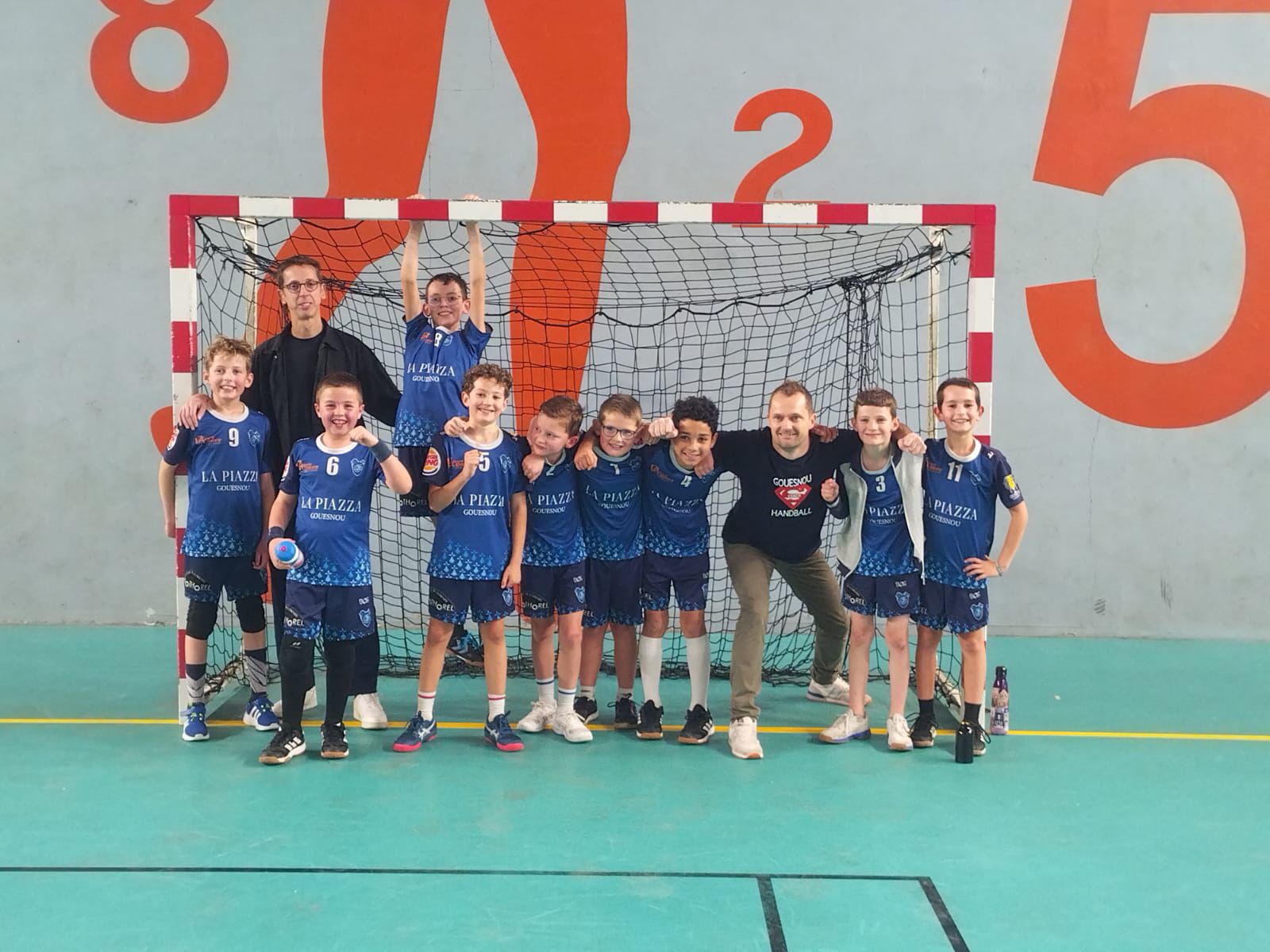 Équipe -11 mixtes Gouesnou Handball