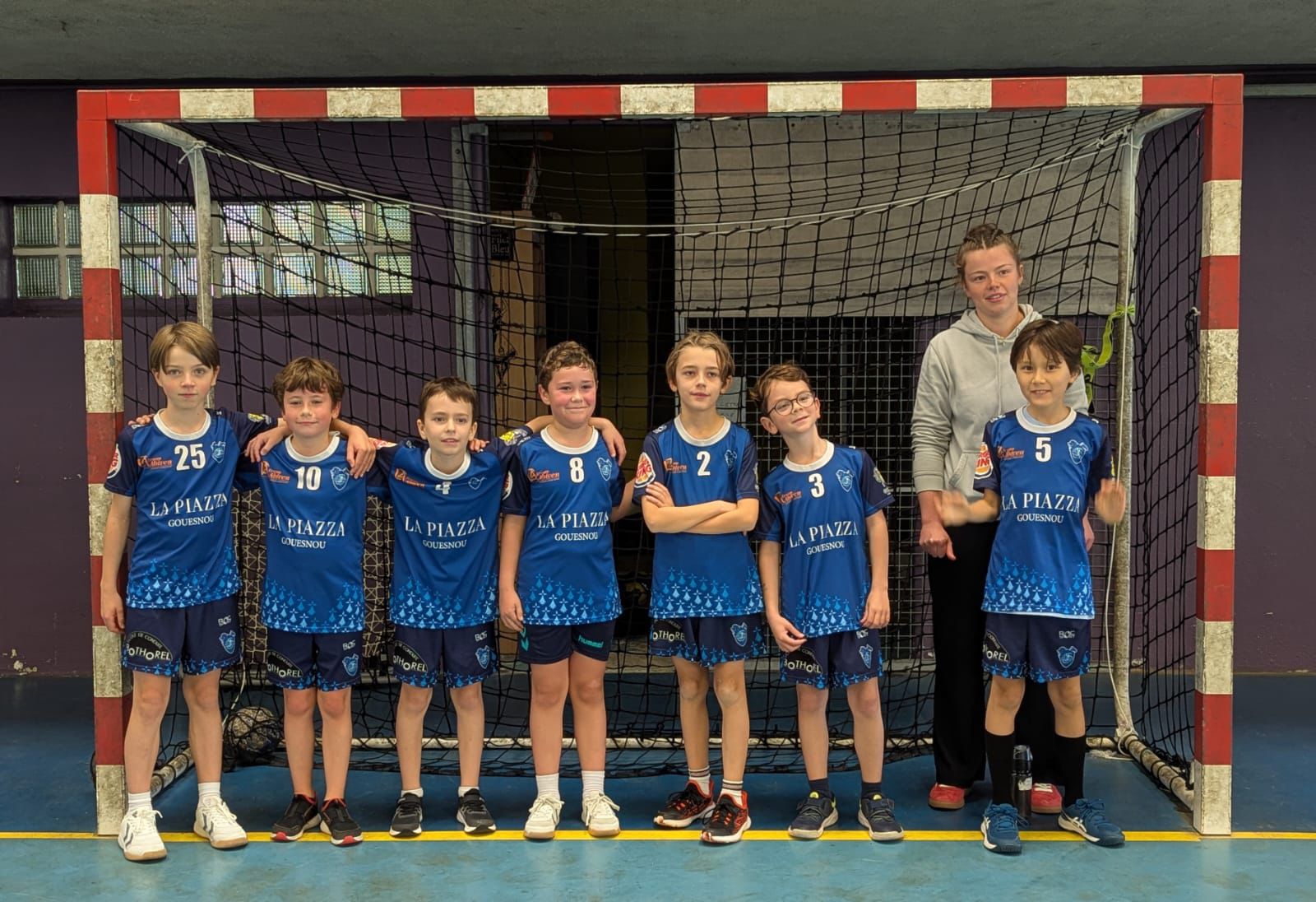 Équipe -11 mixtes division territoriale Gouesnou Handball