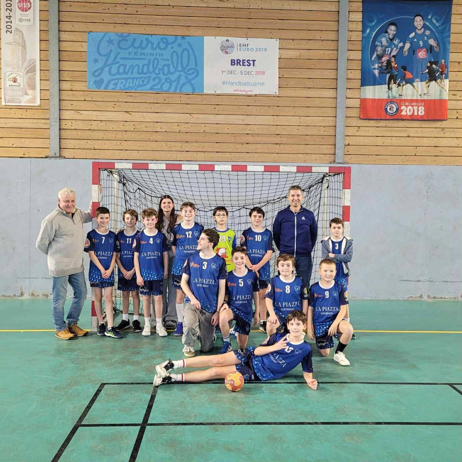 Équipe -13 garçons Gouesnou Handball