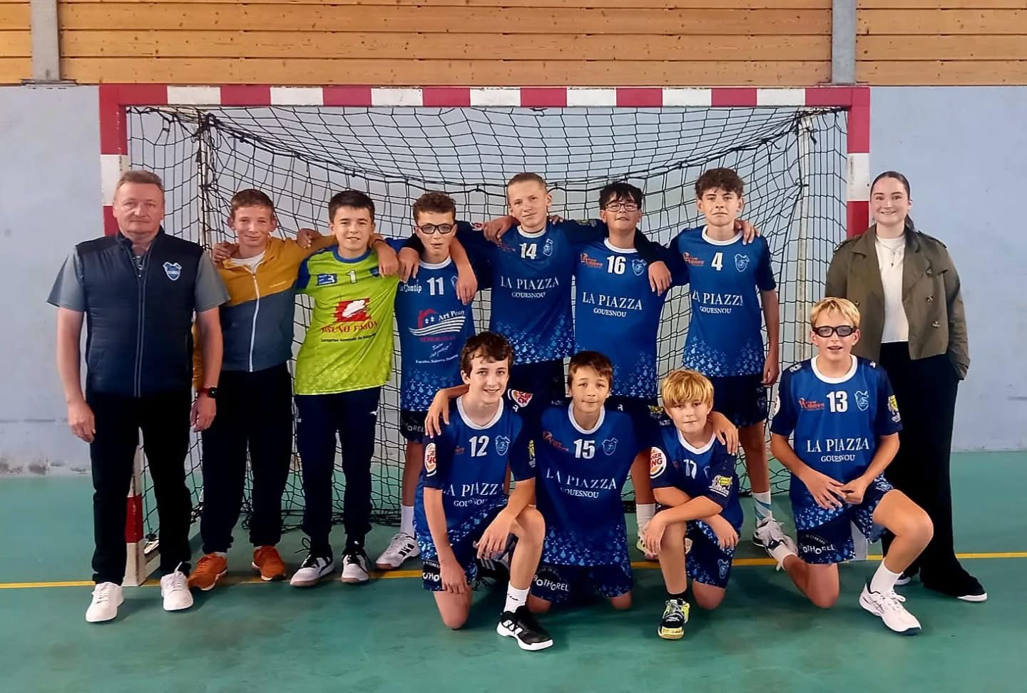 Équipe -15 garçons division territoriale Gouesnou Handball