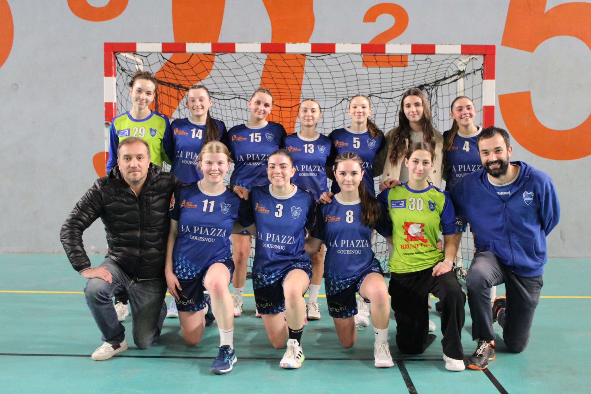 Équipe -18 filles Gouesnou Handball