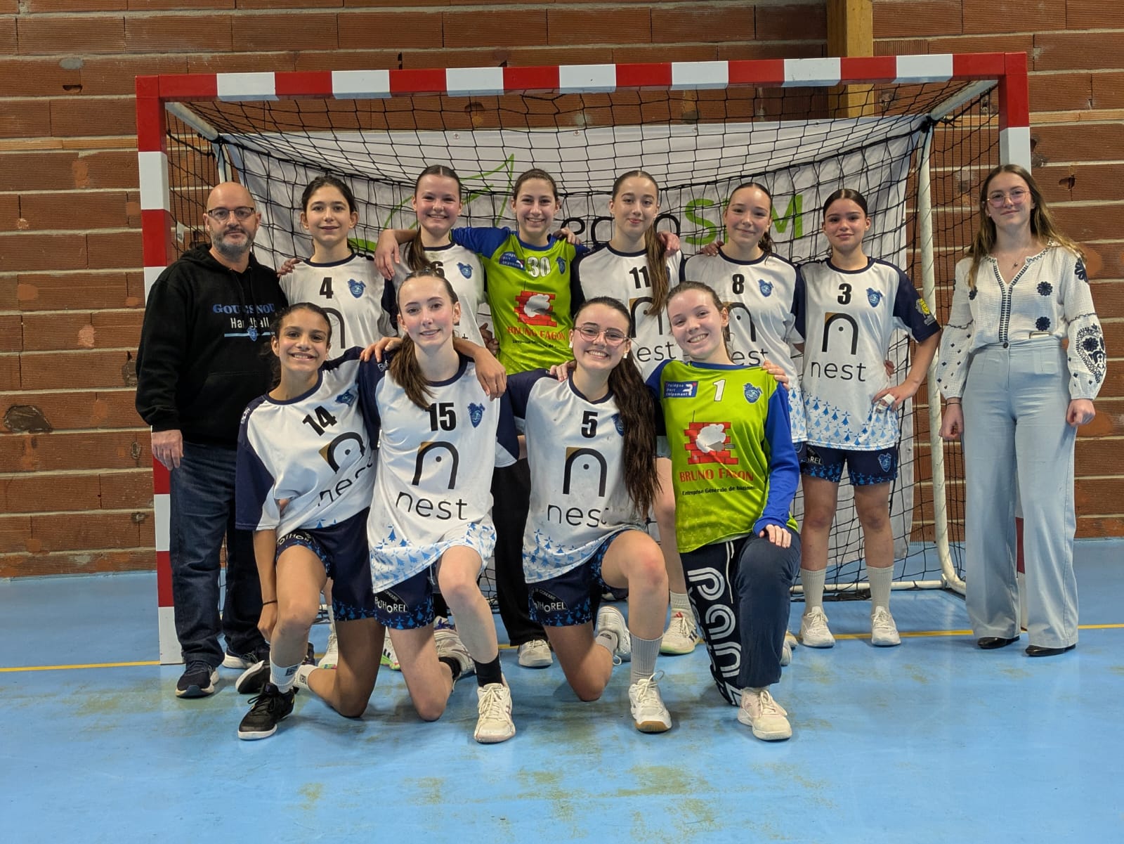Équipe -18 filles 2e division territoriale Gouesnou Handball