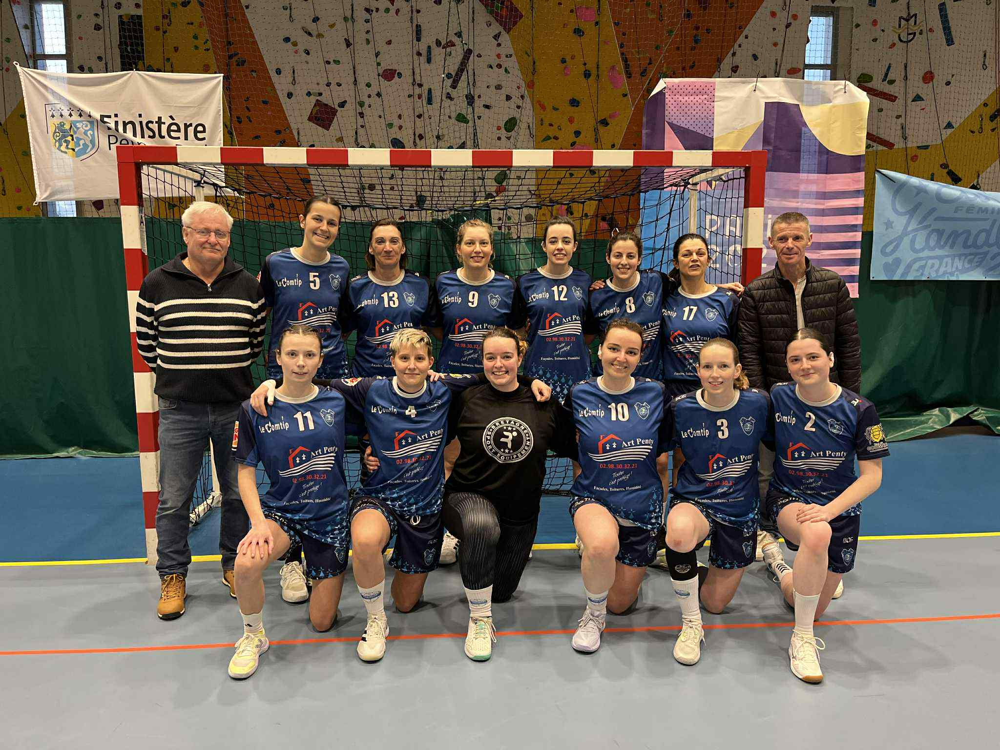 Équipe Séniors Filles 2 du Gouesnou Handball